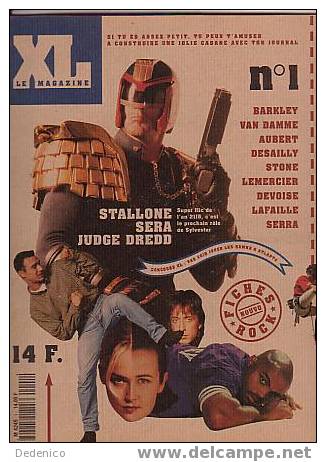 LE MAGAZINE XL . RARE  N° 1 / 1994 : SCHWARZENEGGER , LES GUIGNOLS ... - Cinéma