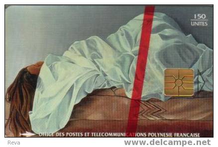 FRENCH POLYNESIA 150 U  SLEEPING  WOMAN  1 MINT IN BLISTER    FPY-30   SPECIAL PRICE !!! - Französisch-Polynesien