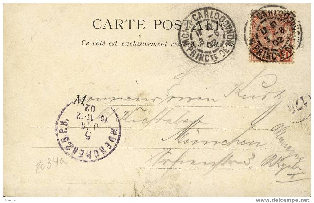 8033  2  LETTRES + 1CP - Postmarks