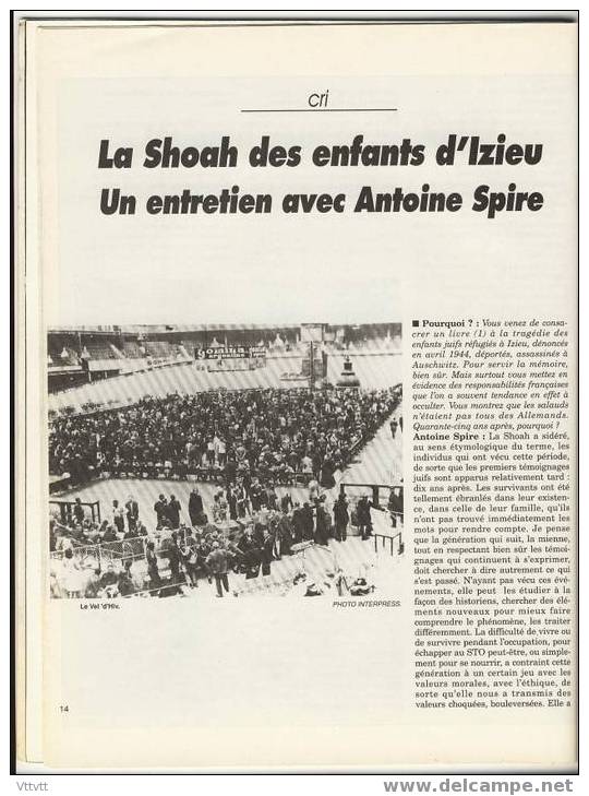 "POURQUOI ?", Les Echos De La Mémoire, N° 255, Juin-Juillet 1990, 48 Pages : De Nuremberg à Carpentras... - Geschiedenis