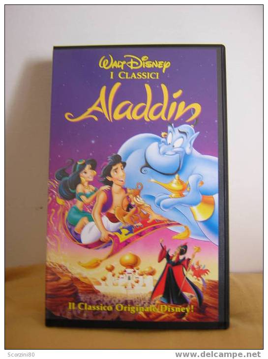 VHS-ALADDIN Originale Disney I Classici - Cartoni Animati