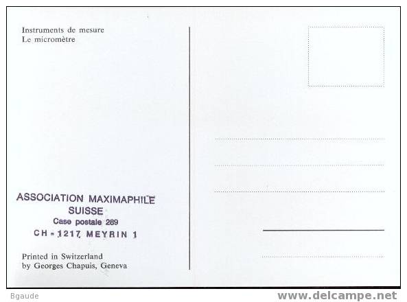 SUISSE Carte Maximum Num.Yvert 1177 SOCIETE SUISSE DE MACHINE OUTILS - Cartas Máxima