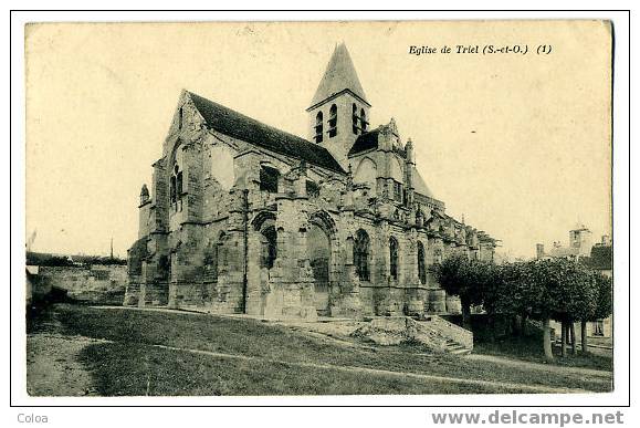 Eglise De Triel Seine Et Oise - Triel Sur Seine