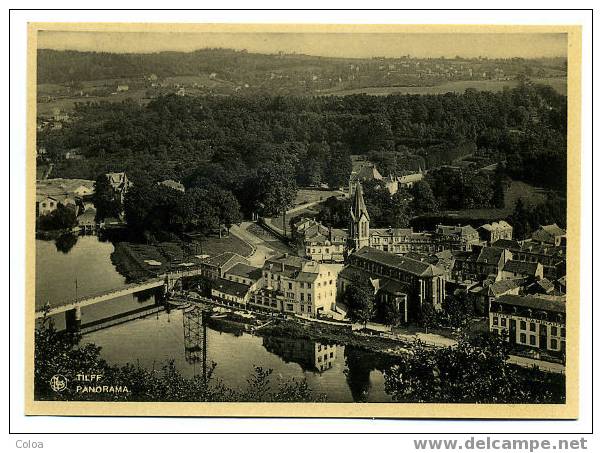 TILFF Panorama "Circuits Auto De La Ste Nouvelle Des Chemins De Fer Belge" - Esneux