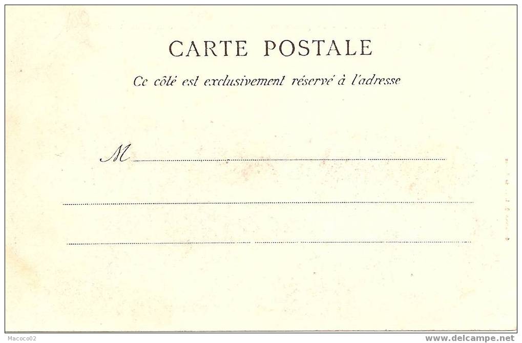 Nantes - La Partie Comblée Fin 1902 Du Canal Pelloutier BELLE CARTE - Nantes