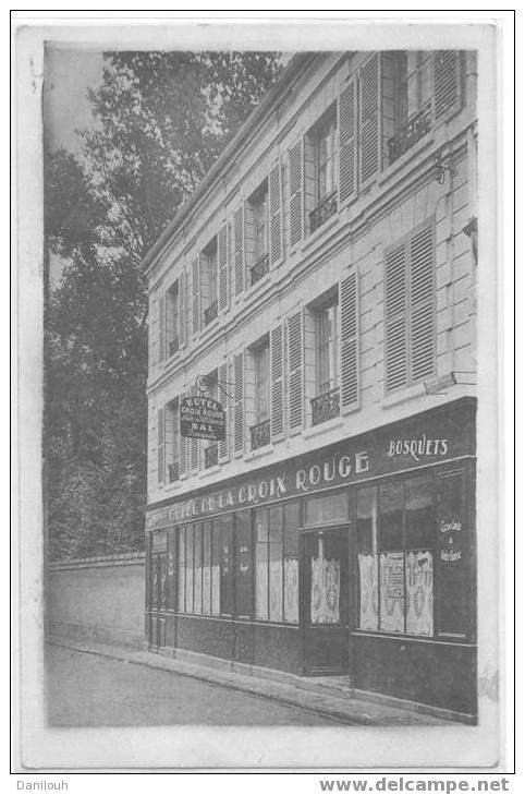 91 // ESSONNE / VERRIERES LE BUISSON / HOTEL DE LA CROIX ROUGE, A De Renzis Propriétaire, Tel 68 / - Verrieres Le Buisson