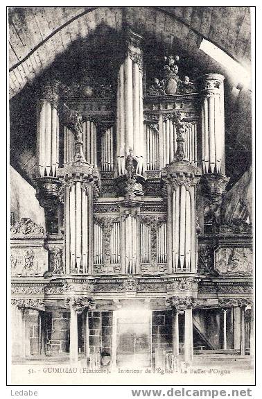 5692-GUIMILLIAU, Intérieur De L'église, Le Buffet D'orgues - Guimiliau