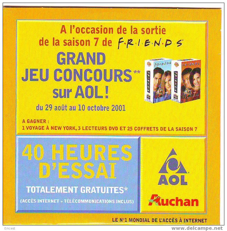 KIT INTERNET AOL 40 HEURES D'ESSAI SORTIE FRIENDS 7 - Kit De Conección A Internet