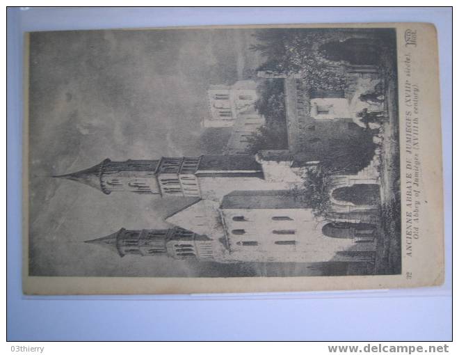 CPA-76-JUMIEGES-GRAVURE ANCIENNE BBAYE- - Jumieges