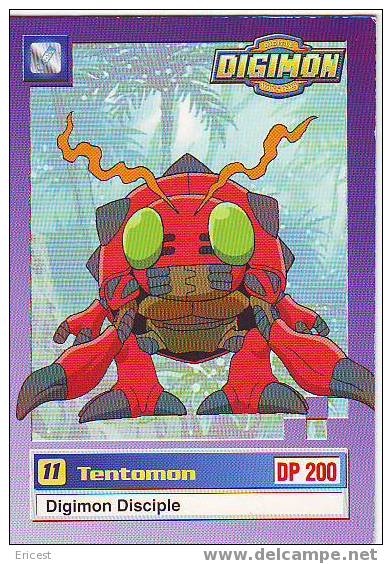 DIGIMON CARTE 11 TENTOMON - Altri & Non Classificati