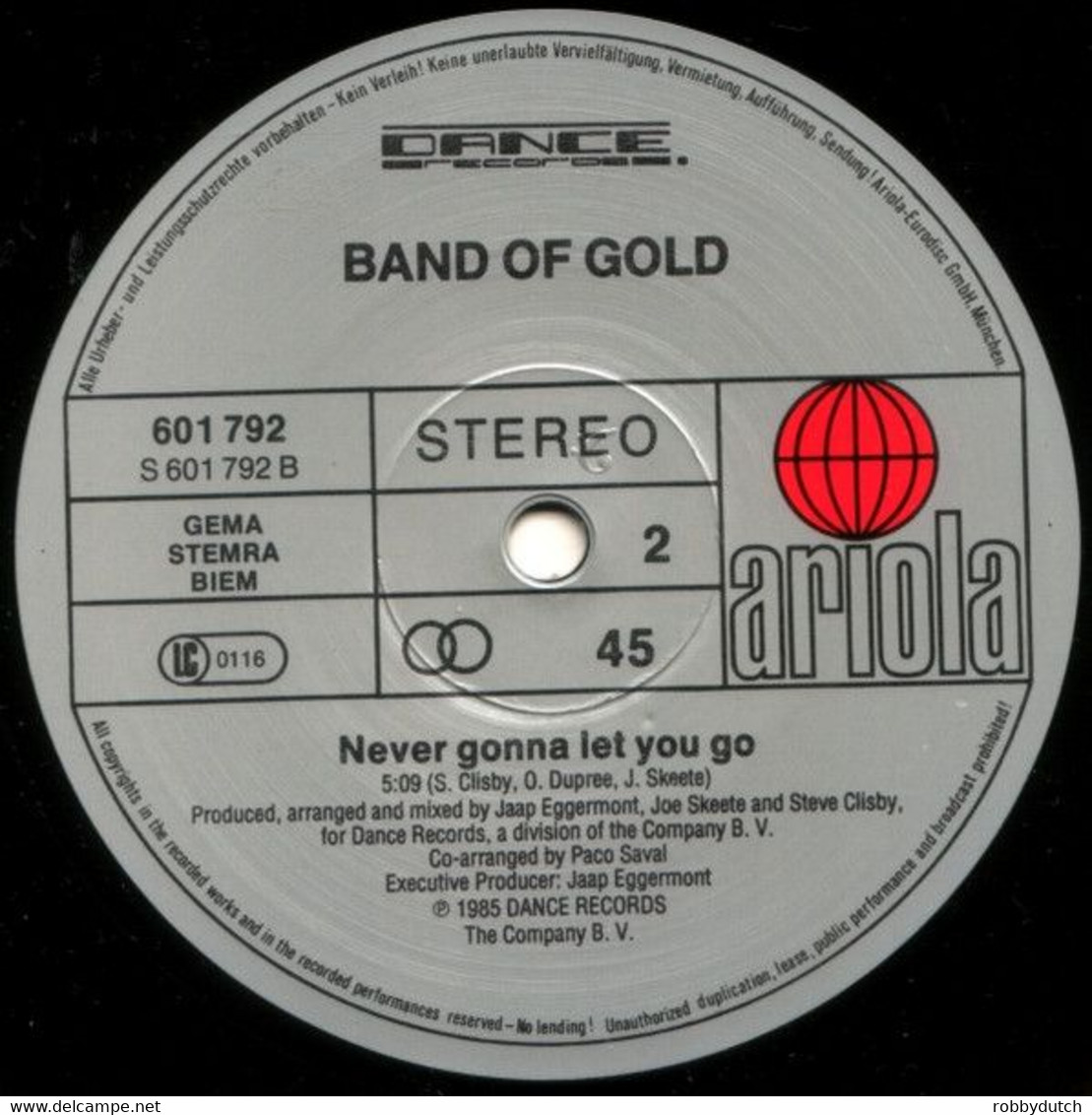 * 12" * BAND OF GOLD - THIS IS OUR TIME - 45 T - Maxi-Single