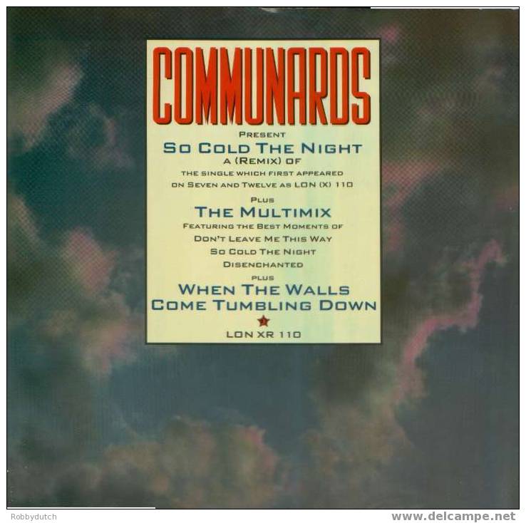 * 12" * COMMUNARDS - SO COLD THE NIGHT (1986 Ex!!!) - 45 Toeren - Maxi-Single