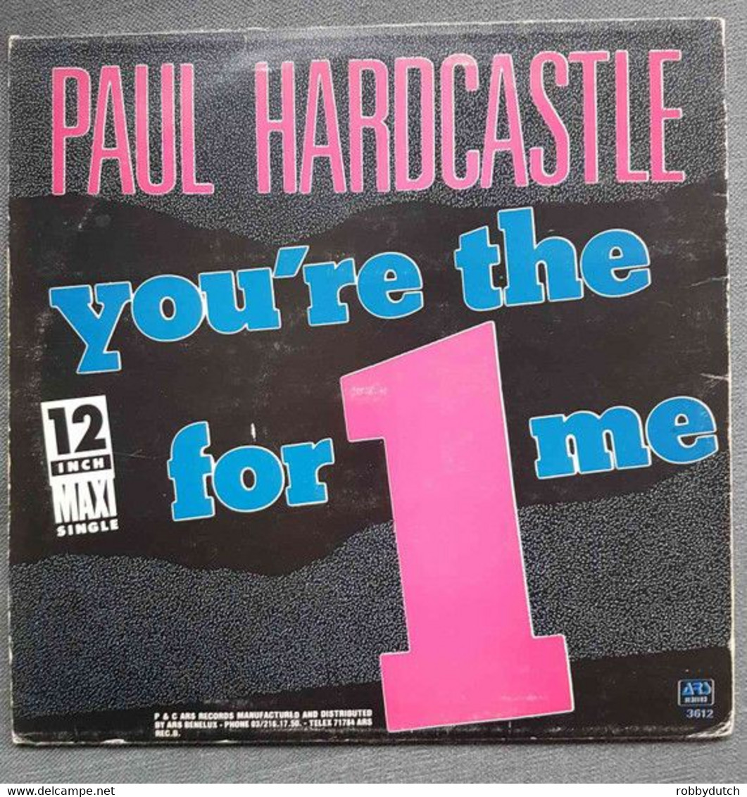 * 12" * PAUL HARDCASTLE - YOU'RE THE 1 FOR ME Ex!!! - 45 Rpm - Maxi-Single