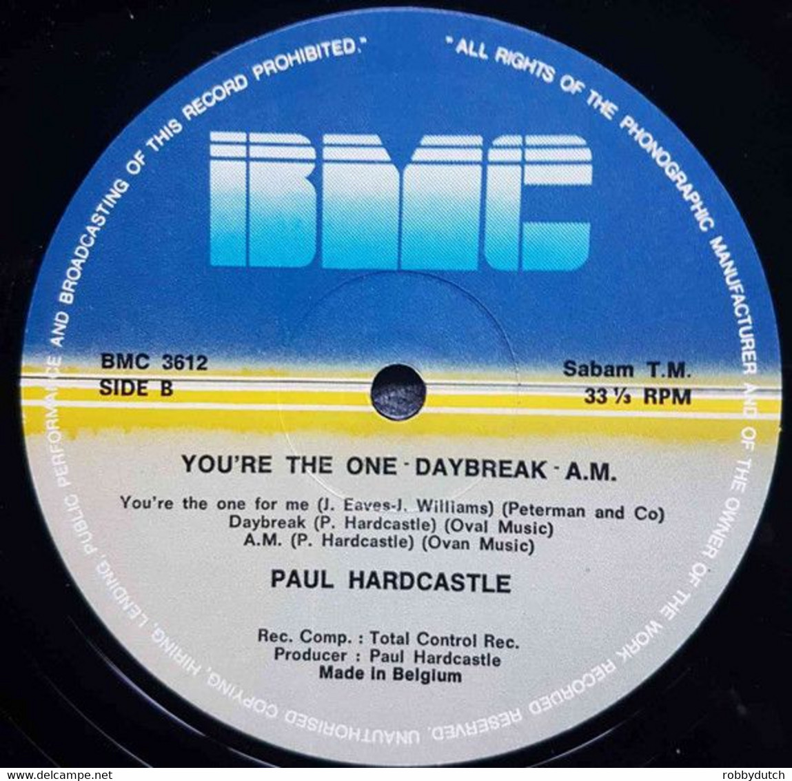 * 12" * PAUL HARDCASTLE - YOU'RE THE 1 FOR ME Ex!!! - 45 Rpm - Maxi-Single