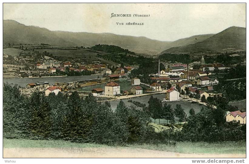 SENONES   (Vosges)    -     Vue Générale    (carte Colorisée Des Années 20-30 Je Pense) - Senones