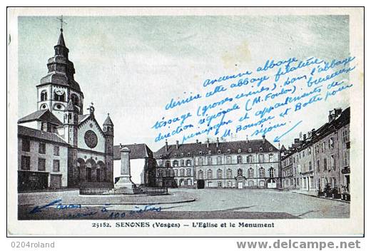 Senones - L'Eglise Et Le Monument - Senones