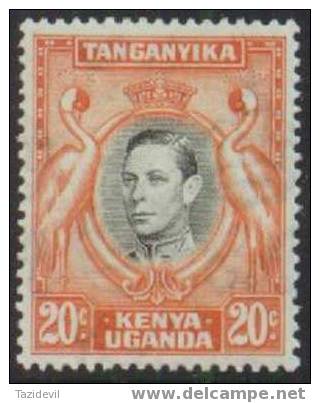 KENYA - 1938 20c King George VI, Perf 13.25. SG 139. Mint Hinged - Kenya (1963-...)