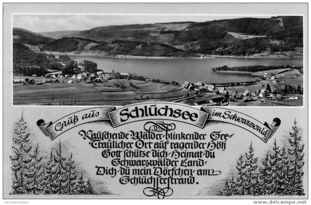 Schluchsee - Schwarzwald - Fotokarte - Hochschwarzwald