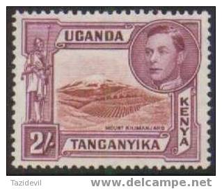 KENYA - 1944 2/- King George VI, Perf 13.5 X 13. Scott 81. - Kenia (1963-...)