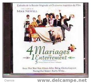 4  MARIAGES  1  ENTERREMENT   ° AVEC WET WET WET + ELTON JOHN + STING + GLORIA GAYNOR + BARRY WHITE ++++++++++ - Musique De Films