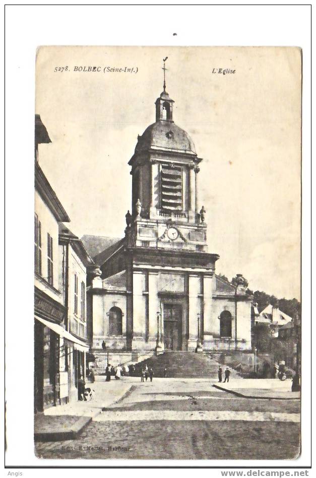 CPA---76----BOLBEC----EGLISE - Bolbec