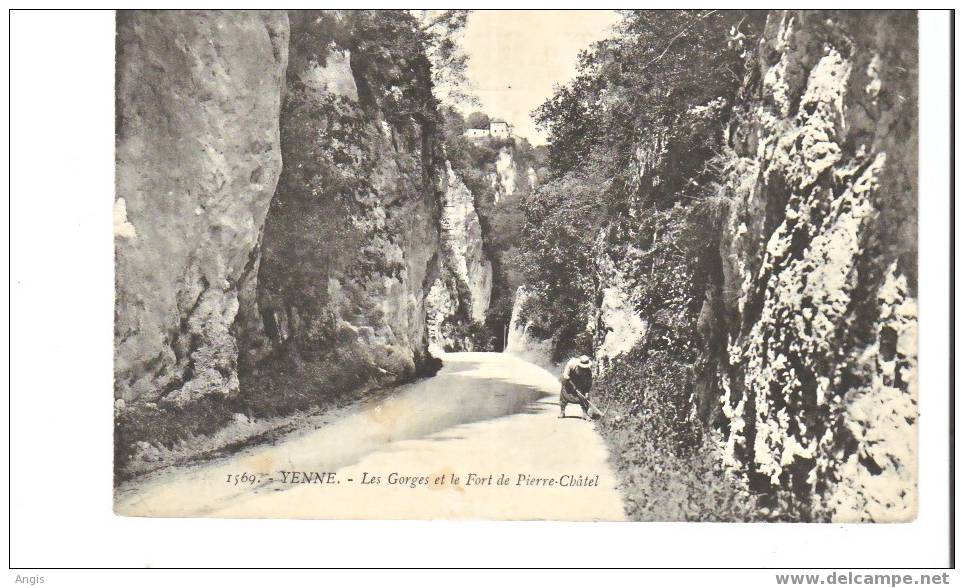 CPA---73----YENNE---GORGES - Yenne