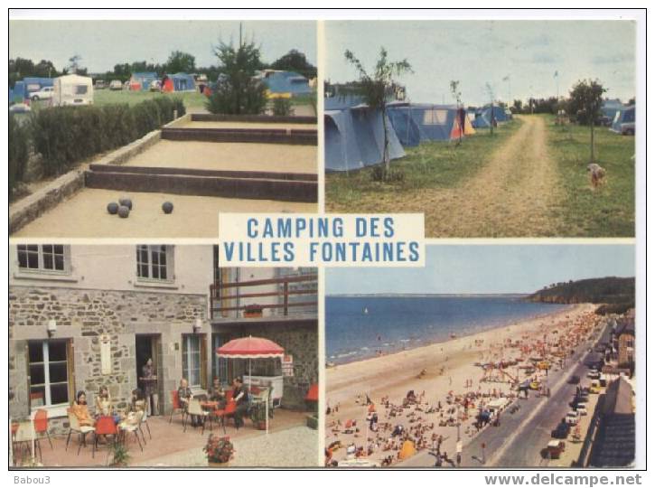 CPM  PLERIN  ** CAMPING DES VILLES FONTAINES - Andere & Zonder Classificatie