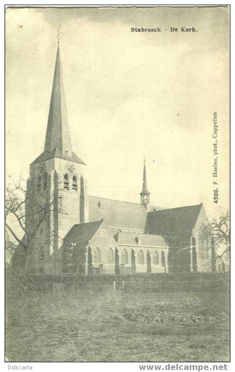 Stabroek - De Kerk - F. Hoelen N° 4986 - Stabroek