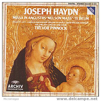 Haydn : Missa In Angustiis "Nelson Messe". Te Deum. The English Concert Choir & Orchestra, Dir. Trevor Pinnock. - Klassik