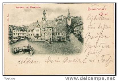 TH013/Blankenburg – 1900 – Stadtzentrum – - Bad Blankenburg