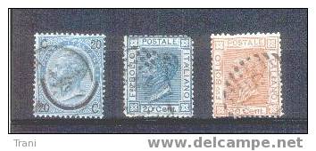 USATI REGNO 1865/67/77 - Gebraucht