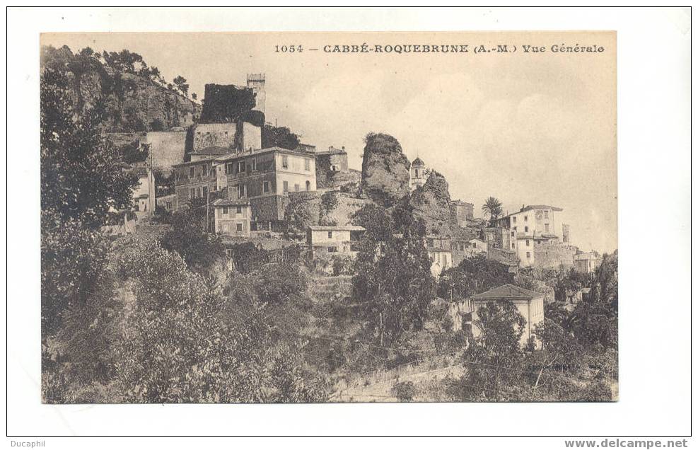 CABBE ROQUEBRUNE VUE GENERALE - Roquebrune-Cap-Martin