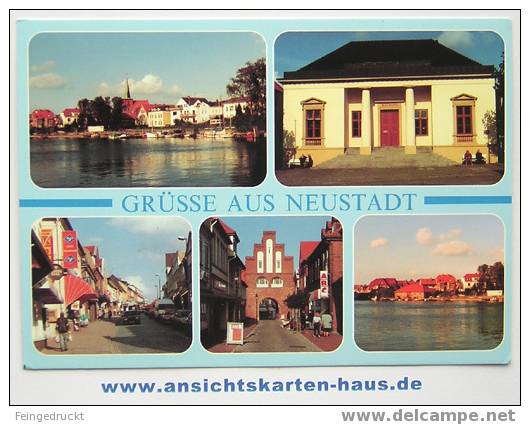 D 3871 - Grüsse Aus Neustadt - Color MBk Vor 1993 - Neustadt (Holstein)