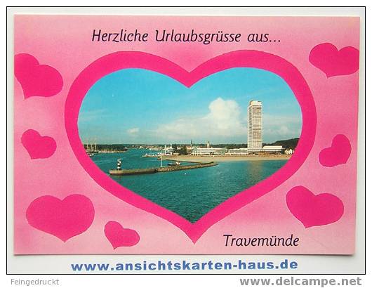 D 3900 - Herzliche Urlaubsgrüsse Aus Travemünde - CAk Nach 1993 - Lübeck-Travemuende