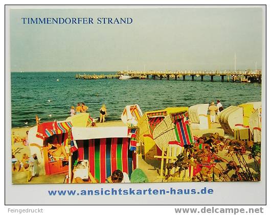 D 3910 - Timmendorfer Strand, Seebrücke ... - CAk Vor 1993 - Timmendorfer Strand