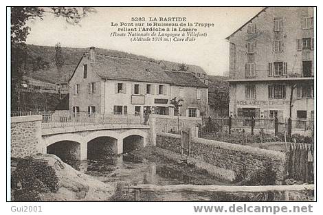 LA BASTIDE ROUTE DE LANGOGNE A VILLEFORT (48) - Langogne