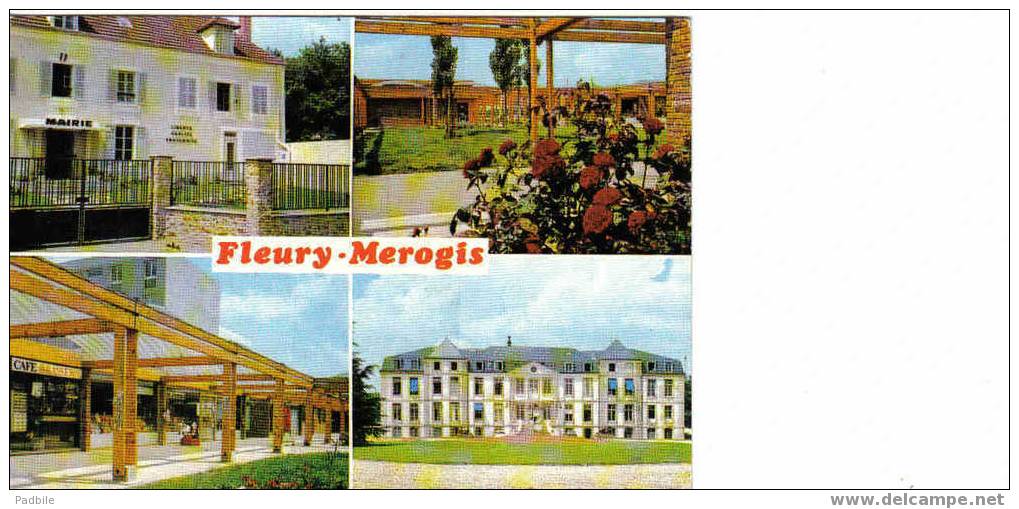 Carte Postale Fleury-Merogis   Centre Commercial  Centre Jean-Moulin La Mairie - Fleury Merogis