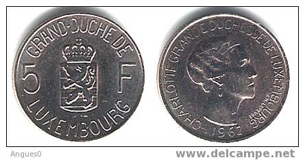 5 Francs 1967 - Lussemburgo