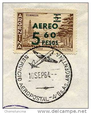 Cover Antarctique Antarctic Antartida Arénautica Argentina Argentine Servicio Aéropostal Aéropostale - Sonstige & Ohne Zuordnung