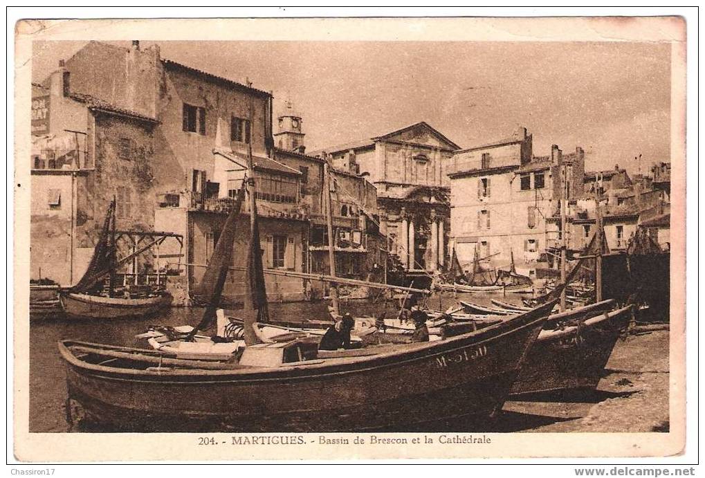 13 - MARTIGUES - Bassin De Brescon Et La Cathédrale - Martigues