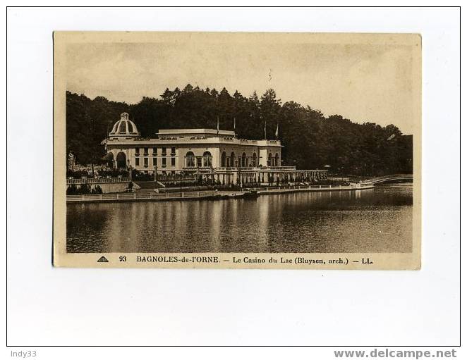 BAGNOLES-DE-L'ORNE  , LE CASINO DU LAC - Casinos