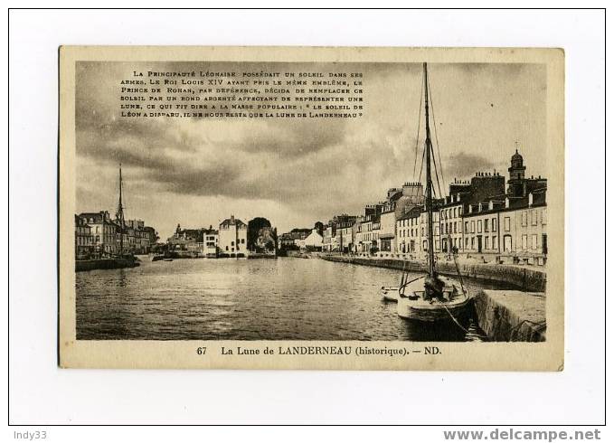 - FRANCE 29 . LA LUNE DE LANDERNEAU - Landerneau