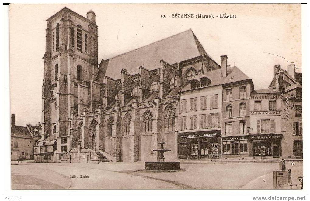 SEZANNE Dpt51 L´Eglise - Sezanne