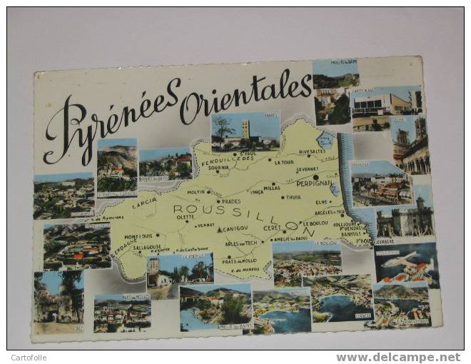 (148) -1- Carte Postale Sur Pyrénées Orientales Carte + Multivues - Ceret