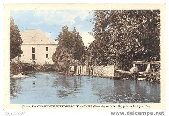 16 - CHARENTE - MANSLE - SUPERBE PLAN Du MOULIN - Edit. NOUVELLES GALERIES 12 BIS - Mansle