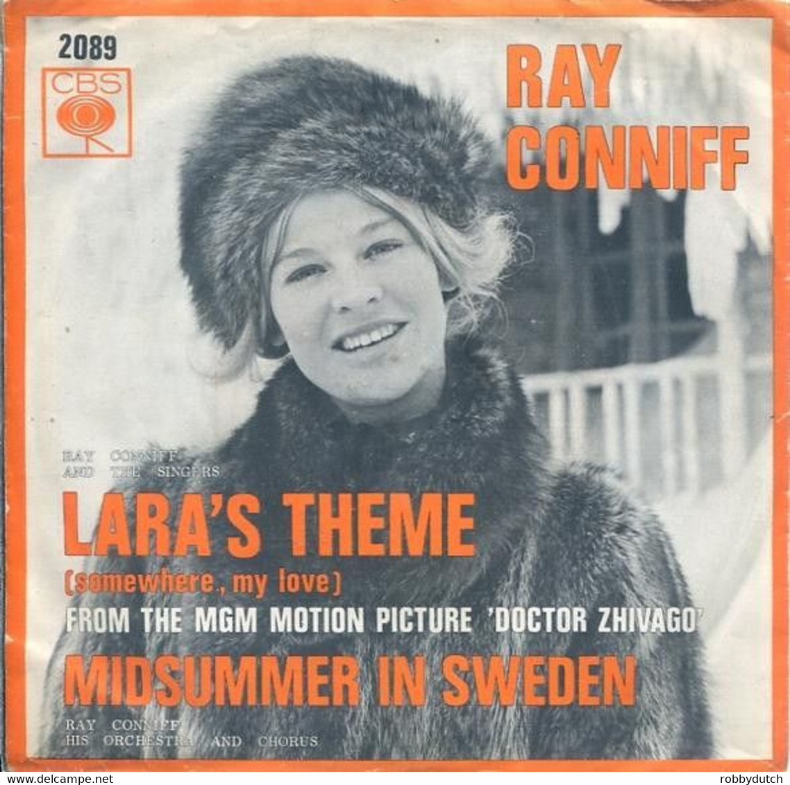 * 7" * RAY CONNIFF SINGERS - LARA'S THEME (Somewhere My Love) From Dr. Zhivago (1966 Ex!!!) - Filmmusik