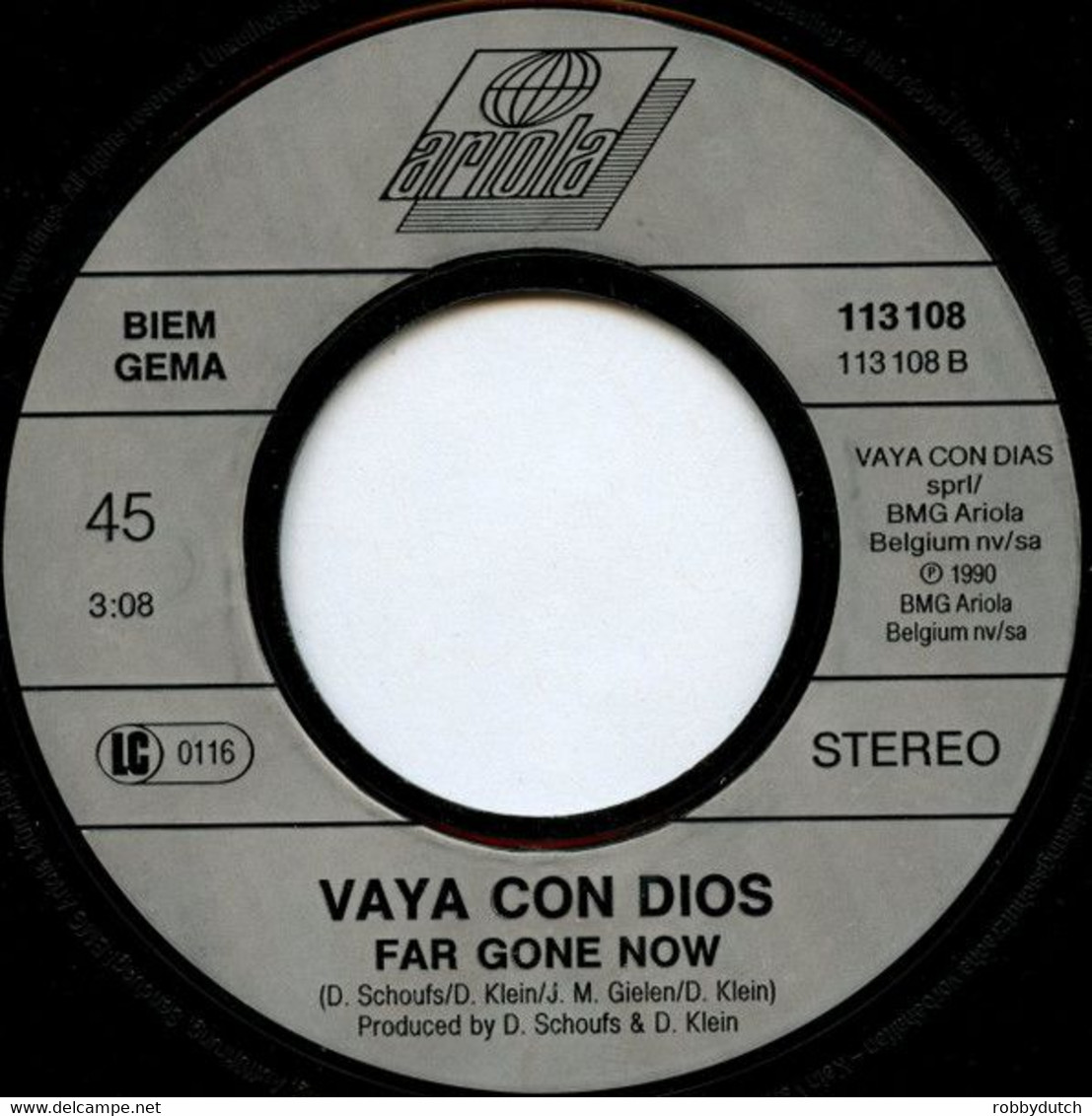 * 7" * VAYA CON DIOS - WHAT'S A WOMAN (1990 Ex!!!) - Disco, Pop