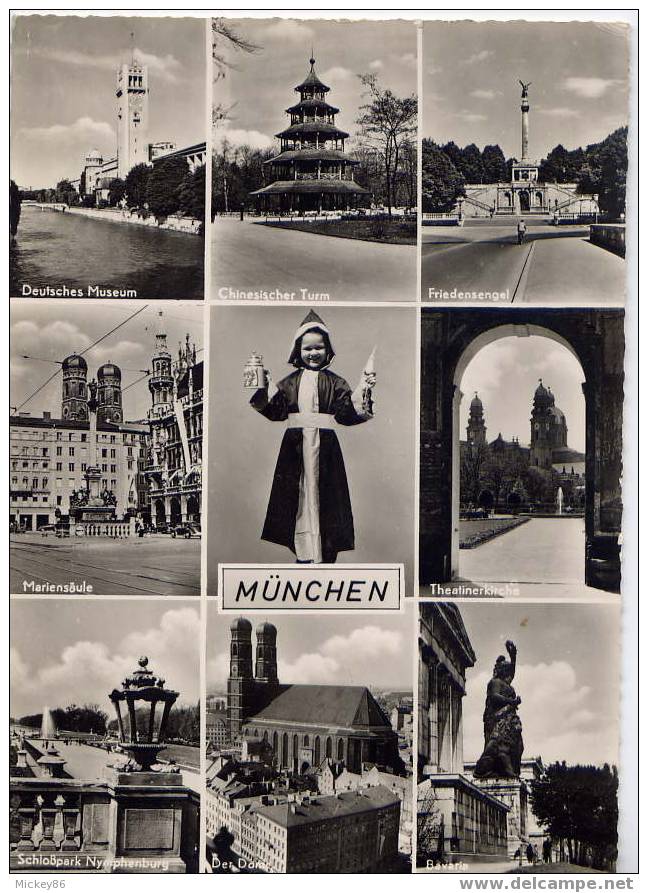 D--MUNCHEN--1960--Vues Diverses ,csm N°51 G.Brunnwieser - Muenchen