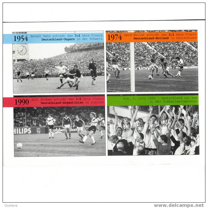 Germania - Folder Mondiali USA 1994 Con Due F.lli E Annulli Speciali Figurati - 1994 – USA
