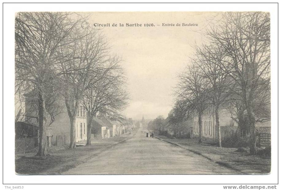 Circuit De La Sarthe  1906  -  Entrée De Bouloire - Bouloire